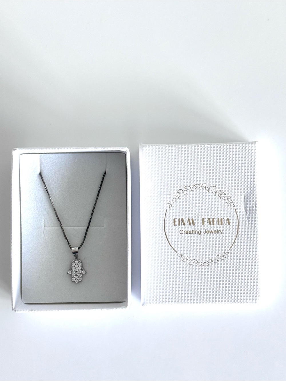 New 925 sterling silver hamsa necklace